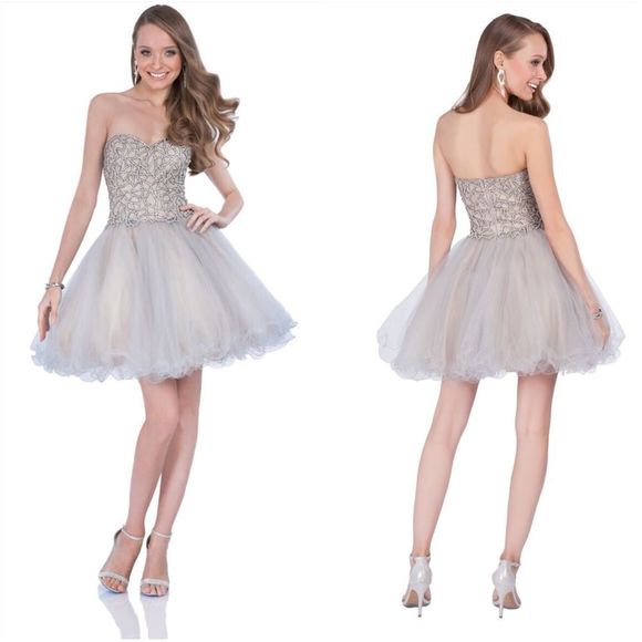 TERANI PROM dress absolutely beautiful NWT - Picture 3 of 10